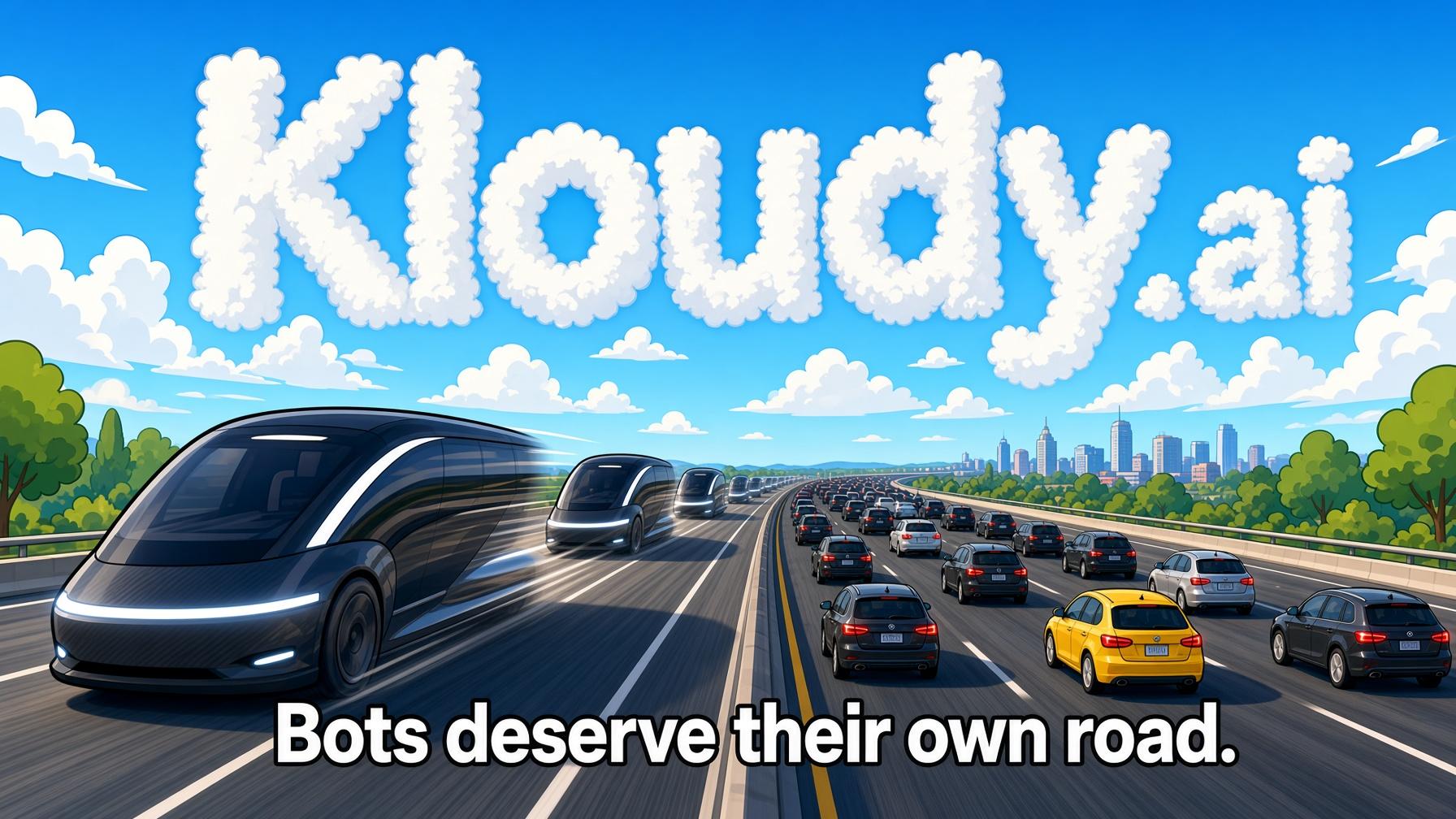 Bots deserve their own road.