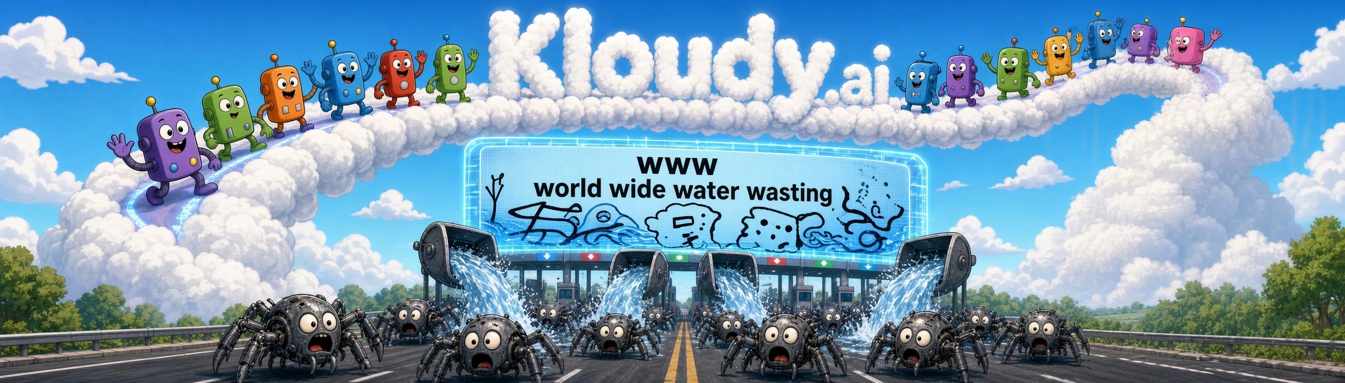 WWW — World Wide Water Wasting.